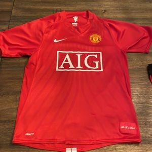 Authentic Manchester United Soccer jerseys 07-09, S
